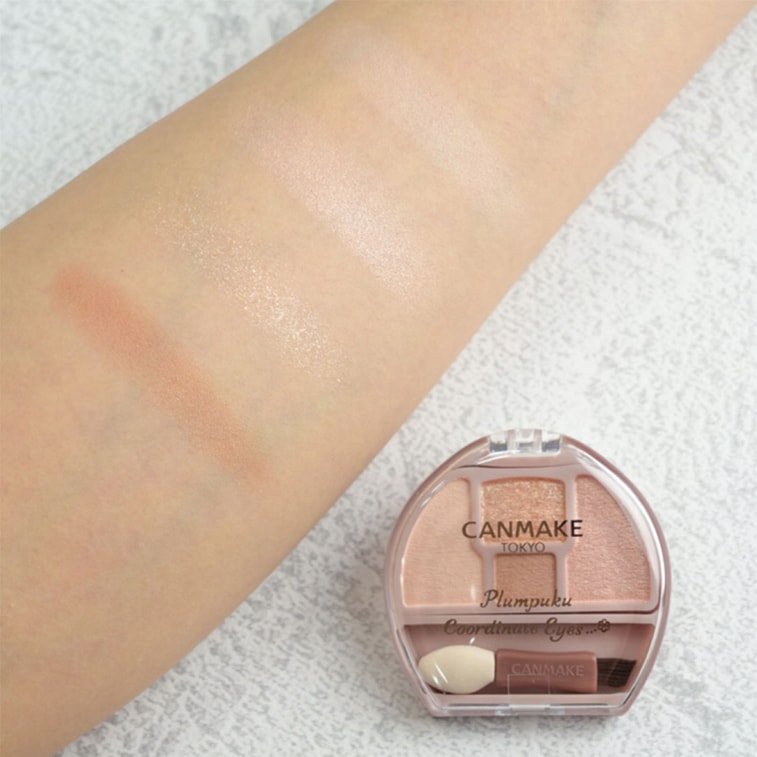 【Livraison directe du Japon】 Japon CANMAKE Palette pour poches lacrymales 01 abricot corail clair 1 pièce 6