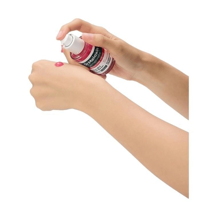 【韓国から直送】ドクターメラキシン ピンククリスタルマイクロニードル カルシウムファクターB12 リフティングエッセンス (30ml) - しわを減らし、リフトアップ、ハリ、修復、明るさアップ、しわを減らす 4