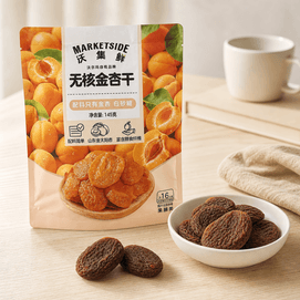 沃集鲜 无核金杏干 果脯蜜饯 16包入 145g【配料干净】【富含膳食纤维】