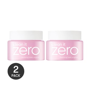 韩国BANILA CO芭妮兰 ZERO 零残留致柔温和卸妆膏 眼唇卸小粉罐 100ml*2【超值装】