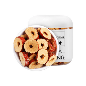 【中國直郵】 杞里香 紅棗乾 100g 新疆大棗去無核紅棗乾 若羌灰棗乾片即食零食棗和田大紅棗片 棗圈 無核棗片 脆乾棗