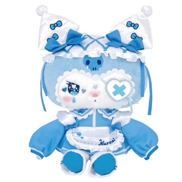 My Melody Kuromi Dolly Mix マスコットセット DOLLYMIX Collaboration Plush Toy (1 Kuromi) - Yami.com