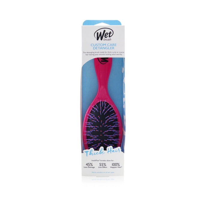 Wet Brush Custom Care Detangler Thick Hair Brush - # Pink BWR830CCPK