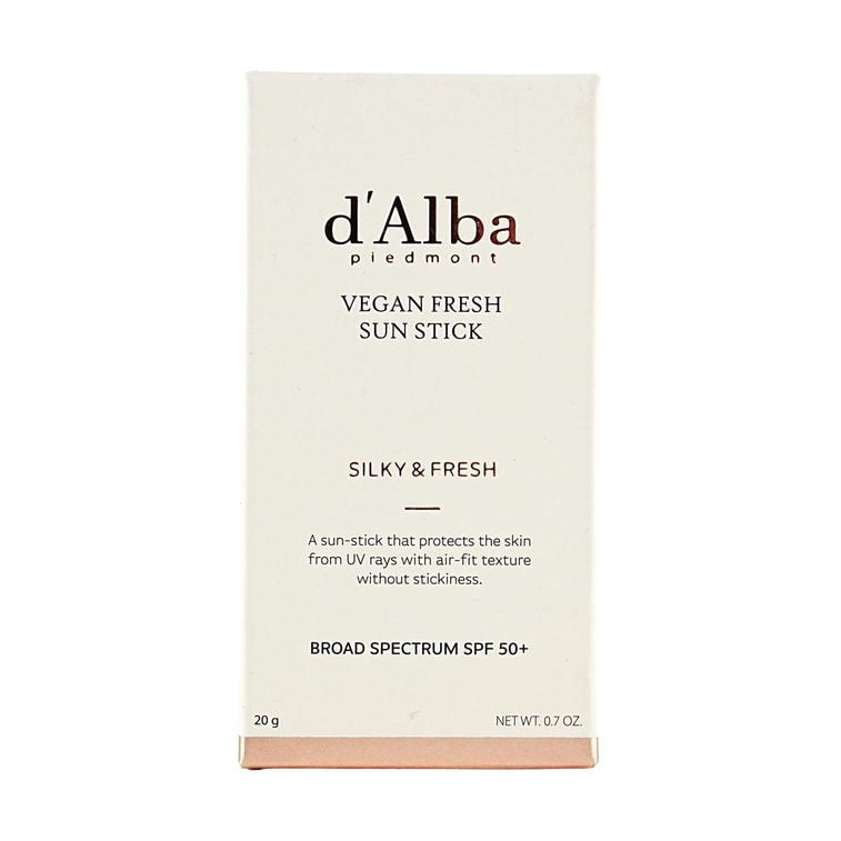 韩国D'ALBA黛尔珀 ​​纯素清爽防晒棒 SPF50+​ 20g 镇静舒缓 减油光 清爽不粘腻 敏感肌适用 4