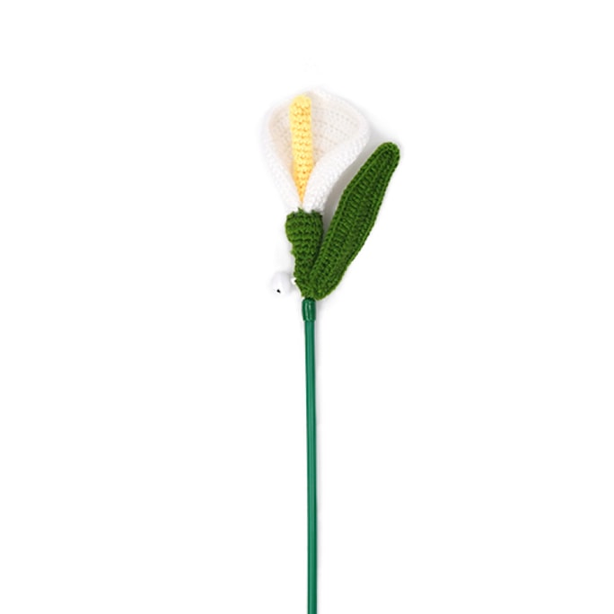 Calla Lily Tease Cat Wand With Catnip 1 Piece