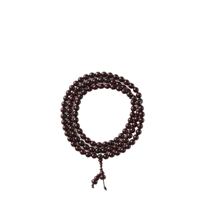 Grand Canal Purple Sandalwood Museum Small Leaf Purple Sandalwood Explosive Star Prayer Bead 108 * 0.6cm