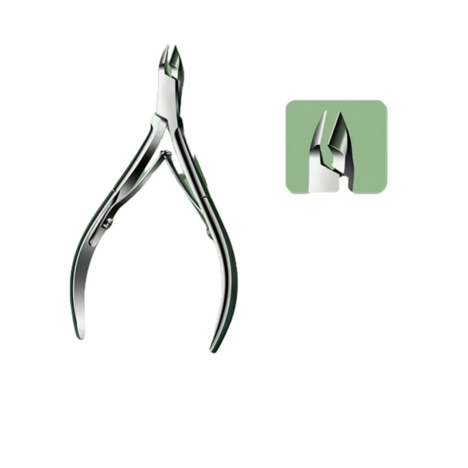 Nail salon to remove dead skin and dead skin scissors simple silver 45g*1