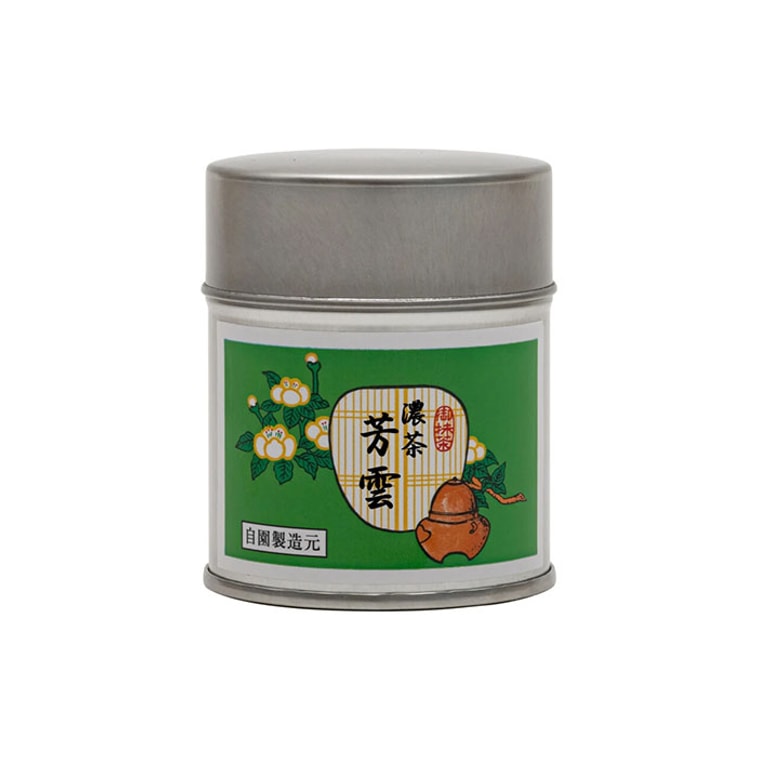 【日本直邮】日本 日本其他 okunishirokuhoen 奥西绿芳园 抹茶粉罐装浓茶 40g 芳雲
