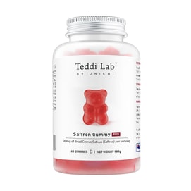 澳洲UNICHI 专利藏红花小熊软糖 60粒 百香果柠檬味 气血丰盈 安神养颜 舒压好睡眠 经期更舒适 焕亮年轻肌