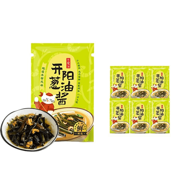 【中国直送】デイリーエクリプス 上海開陽 ネギ油麺 ネギ油麺 ネギ油麺 ビビンバ ライスソース 調味料パック 120g*1袋
