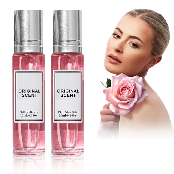 Women's Perfume, Long-Lasting Floral Fragrance,Fresh Long-Lasting Portable Perfume, Eau de Toilette EDT Spray, Gift for Her,  Natural & Clean,  10ml /2 pcs
