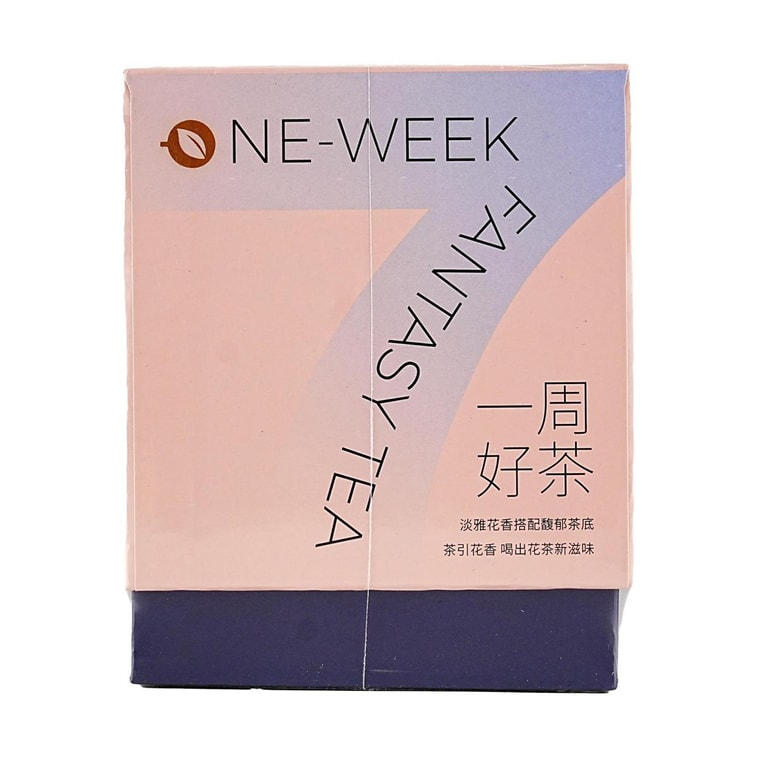 Weekly Flower Tea Bags,7 Flavor 0.95 oz 6