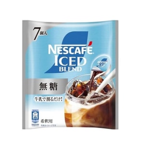 【日本直邮】 日本 NESTLE 冰萃咖啡浓缩液 无糖版 7颗装