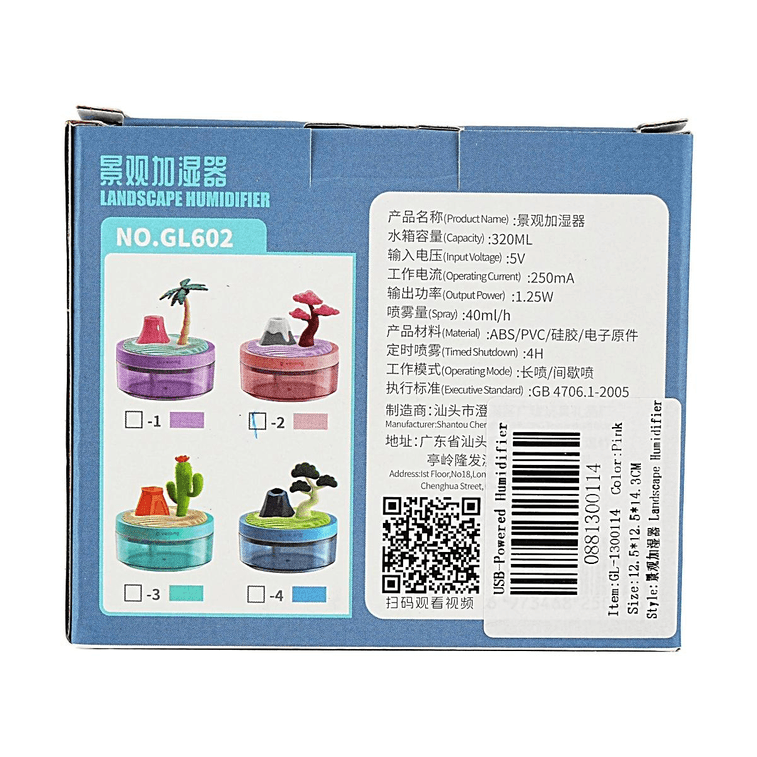 가로형 가습기, USB 전원, 핑크색, 귀여운 디자인, 12.5×12.5×14.3cm 8