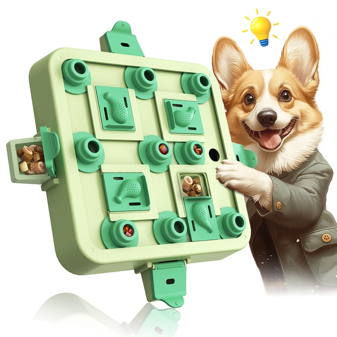 CHESS PUZZLE TOY LEVEL 3 IN 1 Green 1PCS