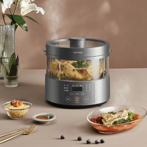 JOYOUNG九阳 多功能蒸鲜料理锅F30S-S66 全透明视窗 蒸锅蒸笼 煲汤 炖盅 养生锅 蒸汽电饭煲电饭锅 