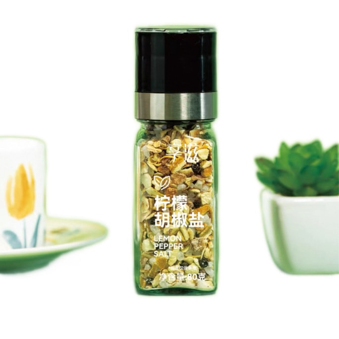 Lemon Pepper Salt 80g * 1 bottle