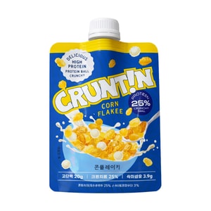 【韩国直邮】韩国CRUNTIN 脆球蛋白奶昔 玉米片风味 50g