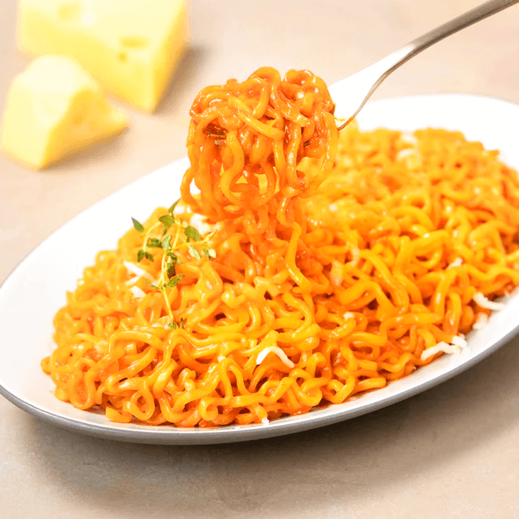 SAMYANG Buldak Quattro Cheese Hot Chicken Flavor Stir Fried Ramen Bowl SAMYANG Buldak Quattro Cheese Hot Chicken Flavor Stir Fried Ramen Bowl