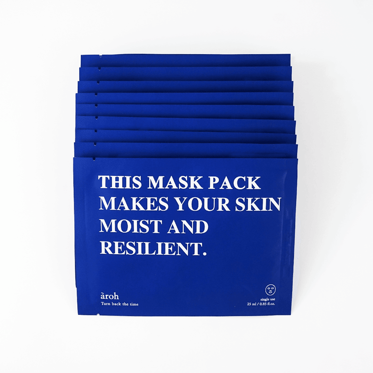 韓國AROH 海洋密集深層補水面膜 保濕補水 平衡水油 25ml 10片入 7