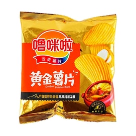 Yunnan-Guizhou Style Potato Chips, Gastrodia Elata Steamed Chicken Flavor, 2.29 oz