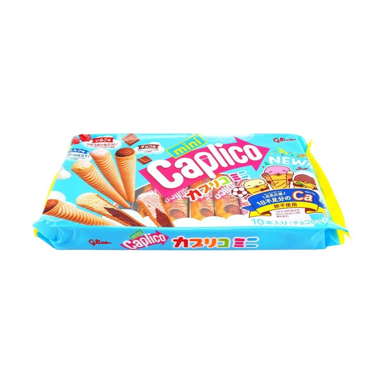 江崎グリコ カプリコミニミルク,ストロベリー,チョコレート味82.5g - Yami