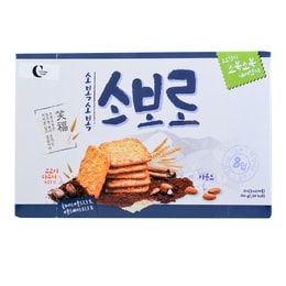 韩国CROWN 小麦饼干 240g 【香脆酥松 烤箱微热更美味】