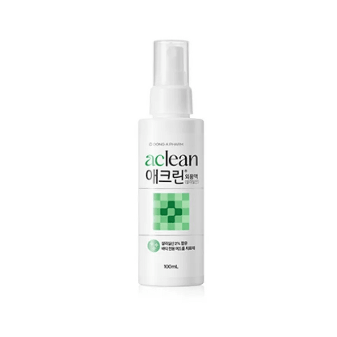 【Expédition directe de Corée】 YAMIBUY DONGA PHARM Aclean Spray Corporel Anti-Acné à l'Acide Salicylique pour le Corps, le Dos et la Poitrine 100ml