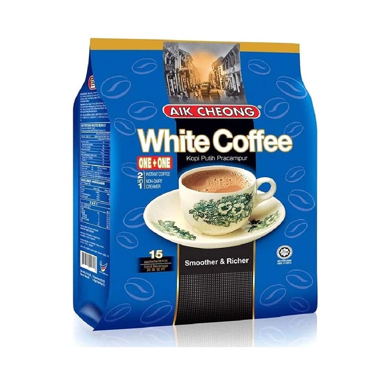 Aik Cheong 2in1 Coffee Mix ONE+ONE - No Sugar 20 sachets x 15g