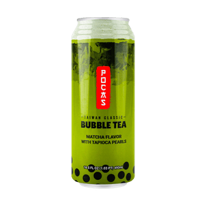 POCAS 即饮珍珠奶茶饮料 抹茶味 490ml