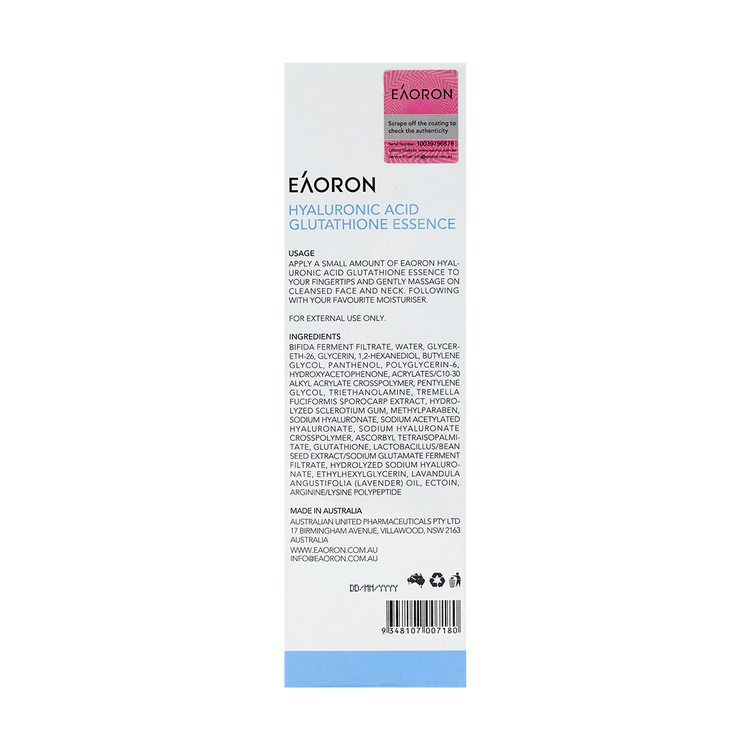 Eaoron Hyaluronic Acid Glutathione Essence, 0.3 fl oz