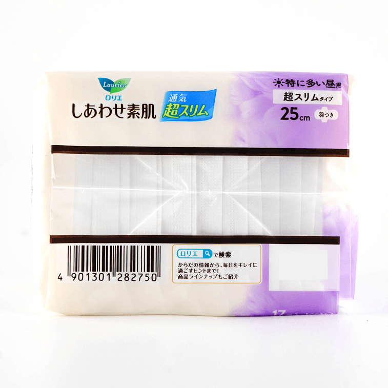 민감한 피부를 위한 날개형 무향 초박형 여성용 생리대, 3호 사이즈/9.84인치, 17개입 13