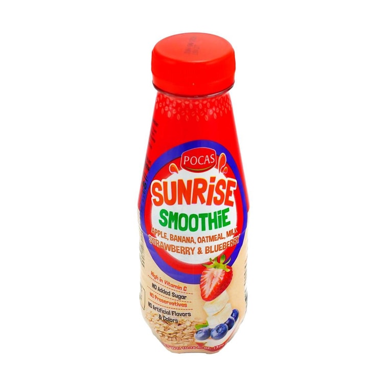 Sunrise Smoothie Strawberry & Blueberry Flavor, 10.14 fl oz【0 Sugar 0 Added】【Rich In Vitamin C】 3