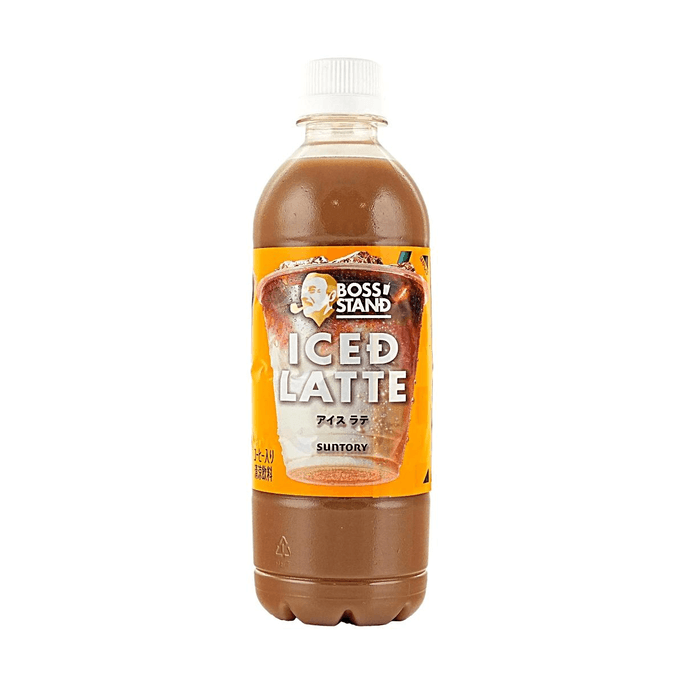 ボススタンドアイスラテ 甘味ミルクコーヒー 15.22 fl oz