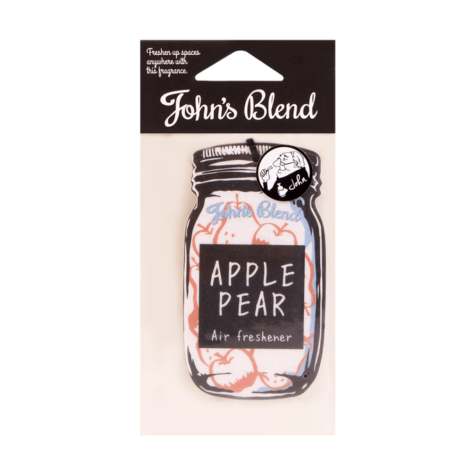 日本JOHN'S BLEND 悬挂式芳香剂香片 #苹果梨香 11g