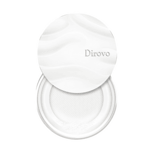 DIROVO Cloud Mist Water Loose Powder 3.0, 8g, Wave‑Shaped Cap, with Moisturizing Peptides, Oil‑Control, Waterproof, 24H Long‑Lasting Setting