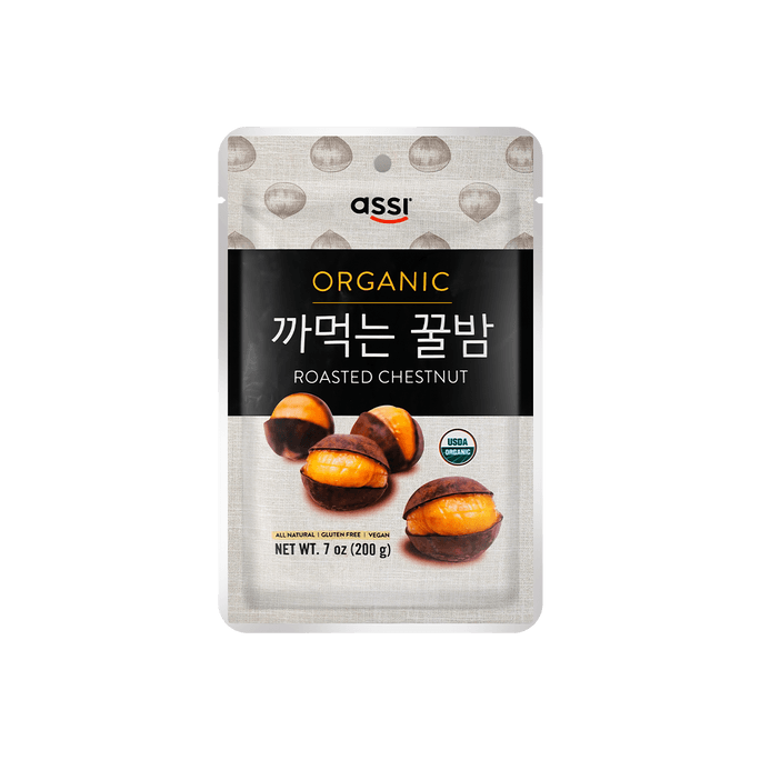 韓國ASSI 有機烤栗子 200g