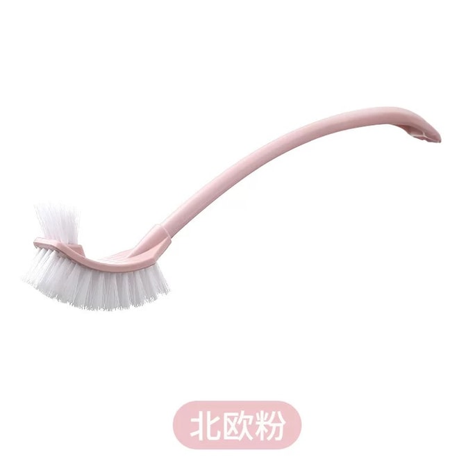 Bathroom Cleaning Brush With Long Handle Pink Pack Of One