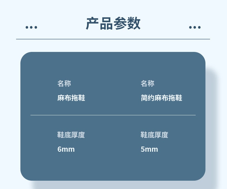 FaSoLa Life 绅士灰简约细麻拖鞋 均码 适合38~43码 7mm厚防滑鞋底 出门必备 防滑耐磨 干净卫生防交叉感染 穿戴便捷即开即穿 版型宽松不挤脚 家用待客 3双装