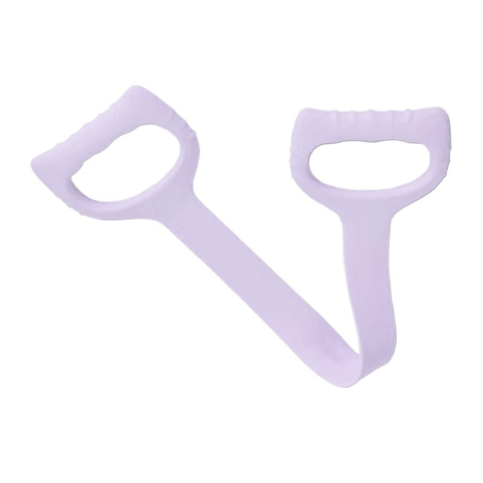 【中國直郵】 Keep 彈性矽膠拉力器紫25磅 1個