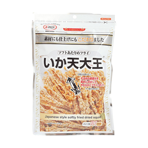 Calmar séché frit Ika Ten Daio 2.65oz【Procédé de friture douce】【Texture épaisse】