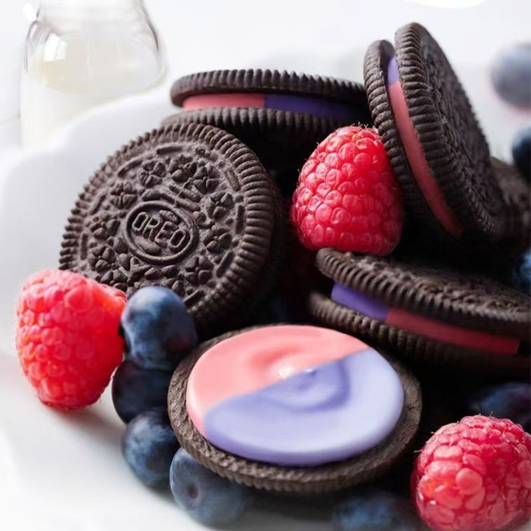 【中国からの直送】オレオ チョコレートサンドクッキー、ミックスフレーバー、子供向けスナック、大容量パック、約13パック入り（約227g） 3
