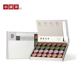 Premium Da Hong Pao And Tieguanyin Tea Set—A Gift Of Oolong Tea For Elders, 24-Can Gift Box