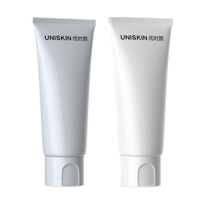UNISKIN优时颜 新优能平衡洁面乳 + 优能控油洁面乳 氨基酸 100g 敏感肌可用 卸淡妆防晒 保湿水润 + 控油祛痘【早晚超值装】