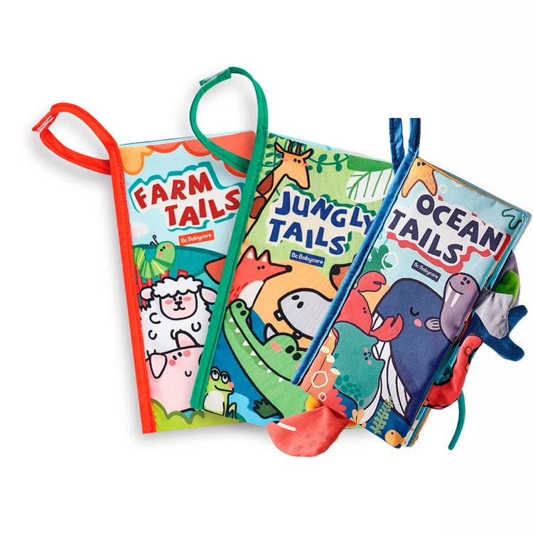  Fish Baby Books Toys, Touch and Feel Cloth Soft