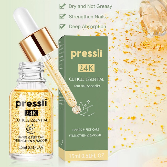Pressii 24K Cuticle Essential 15ml