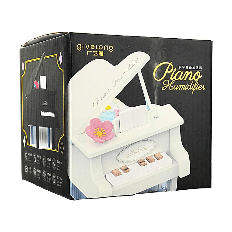 Piano Humidifier USB Powered White Cute Design 13.1×12.8×11.8CM 5