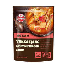 Yukgaejang Spicy Mushroom Soup , 17.6 oz 【Microwave Instant Soup】【 Ready in Minutes】