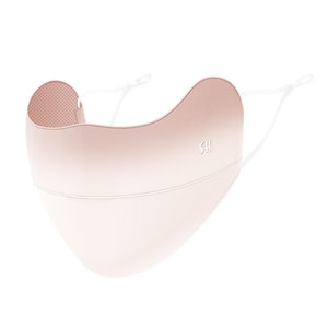 Fashion Summer Sunscreen Mask  Ice Silk Breathable Women Pink