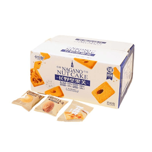 【中国直送】カシジアナッツフー クリスプビスケット クラシック味 個包装 オフィスカジュアルおやつ お子様の朝食 無添加 345g*1箱